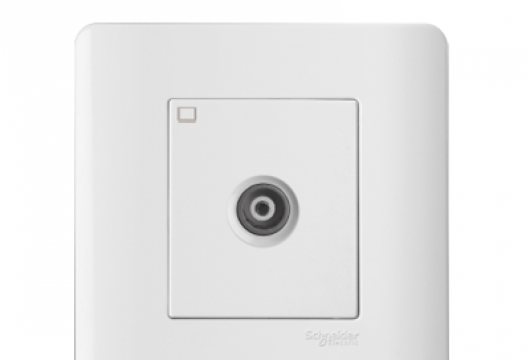  Bộ ổ cắm TV đơn E8331TV_WE_G19