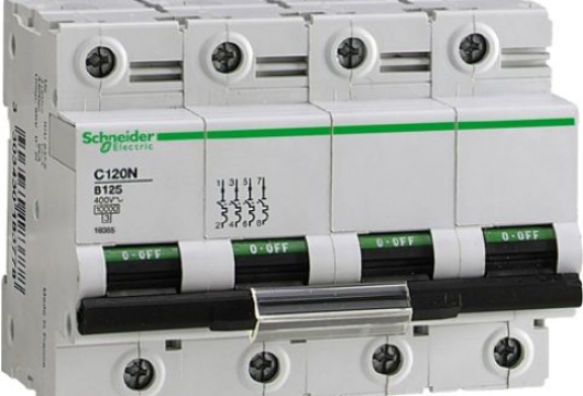 C120N, 3P, 10kA, 400V, C curve