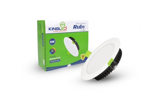 Đèn Âm Trần Ruby 06W Đổi Màu - KingLED